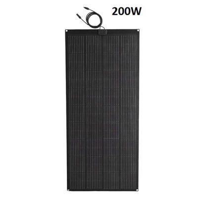 Các tấm pin mặt trời linh hoạt đơn tinh thể ETFE 20V 200W cho gia đình tùy chỉnh