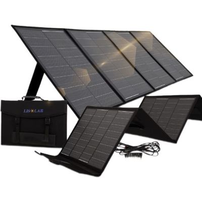 Bộ sạc mặt trời gấp nhẹ 100W IP65 chống nước cho năng lượng thay thế