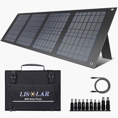 40W túi xách tấm pin mặt trời di động cho cắm trại tự lái du lịch đi bộ