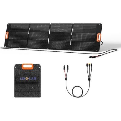 Bộ sạc pin mặt trời di động gấp 80W ETFE cho công việc ngoài trời