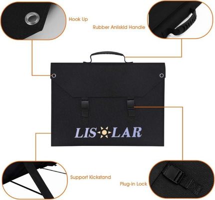 Hộp gấp năng lượng mặt trời đa chức năng túi xách nhẹ gấp 100W tấm pin mặt trời