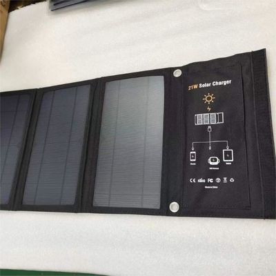 21W túi xách tấm pin mặt trời gấp xách để cắm trại du lịch