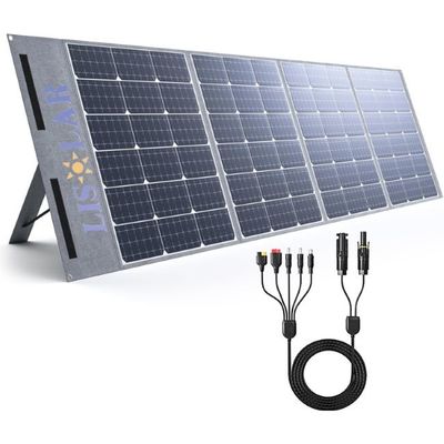 Bộ sạc năng lượng mặt trời di động 200W Bộ sạc pin mặt trời gấp chống nước