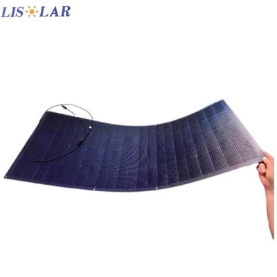 150W pin năng lượng mặt trời tấm pin mặt trời linh hoạt chống nước mạch ngắn hiện tại Isc 6.99A