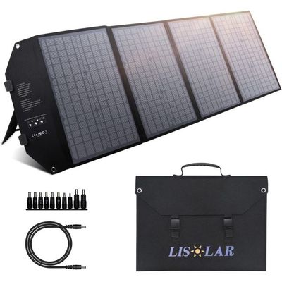 Túi gấp mặt trời di động IP65 chống nước 100W Bộ sạc tấm pin mặt trời gấp